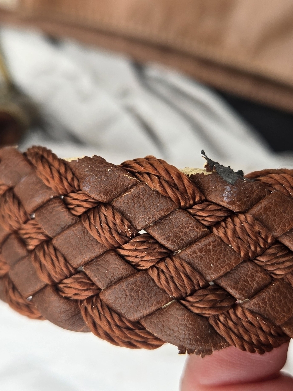 Sakroots Two-Tone Brown & Black Shoulder Bag - Picture 4 of 10